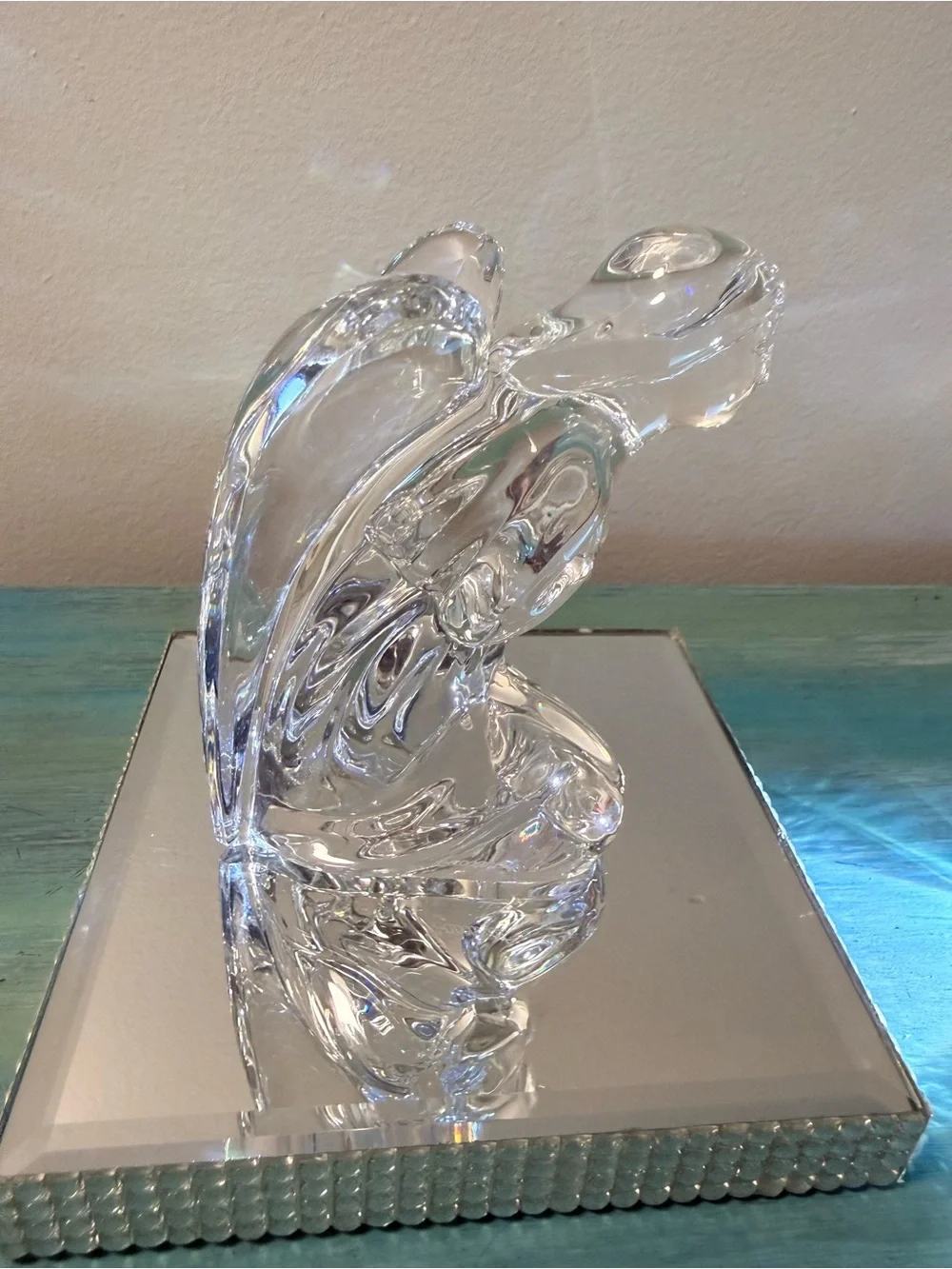 Baccarat Clear Crystal Angel Figurine Set
